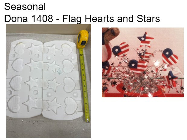 Dona - Flag Hearts and Stars