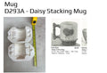 D293A - Daisy Stacking Mugs
