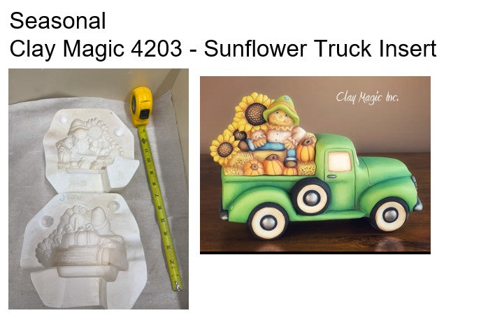 Scarecrow and Sunflowers Truck insert