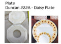 Duncan 222A - Daisy Plate