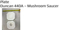Duncan 440A - Mushroom Plate