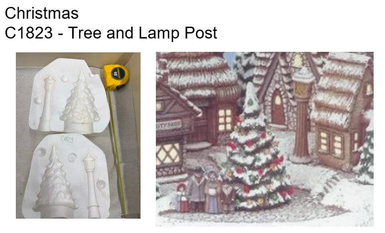 C1823 - Tree and Lamp Post