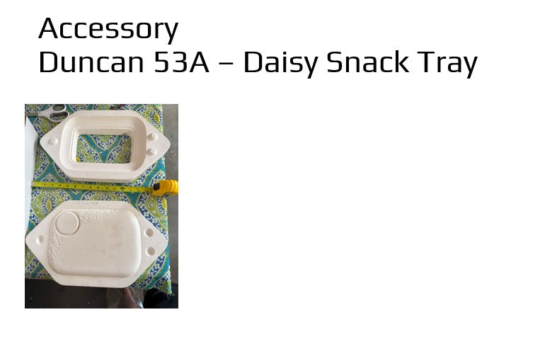 Duncan 53A - Daisy Snack Tray