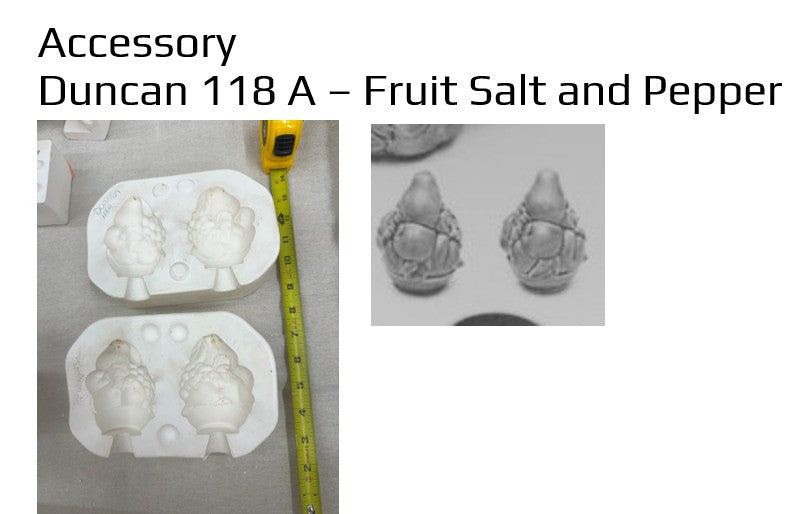 Duncan 118 A - Fruit Salt and Pepper Shakers