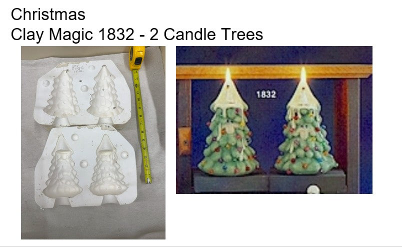 Clay Magic 1832 - 2 Candle Trees