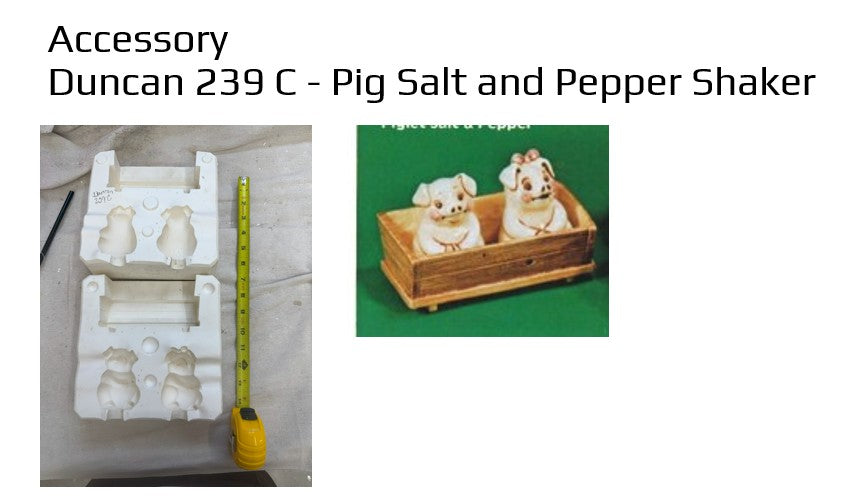 Duncan 239C - Pig salt and Pepper Shakers