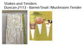 Duncan 2113 - Barrel, Snail, Mushroom Plant Tenders