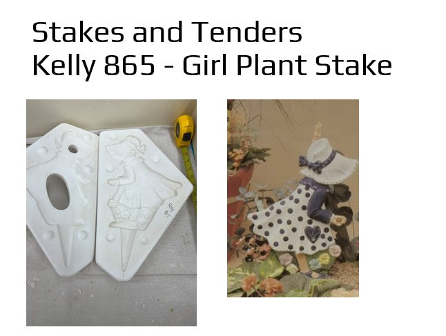 Pretty Girl Plant Stake