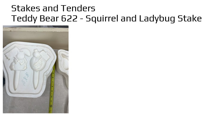 Squirrel and Lady Bug Plant Stakes