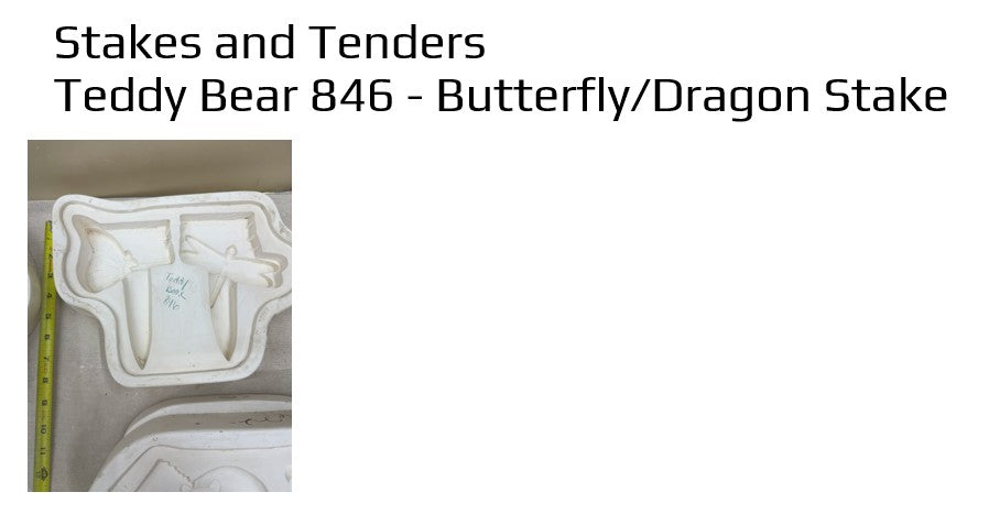 Buttery fly and Dragon fly plant stakes