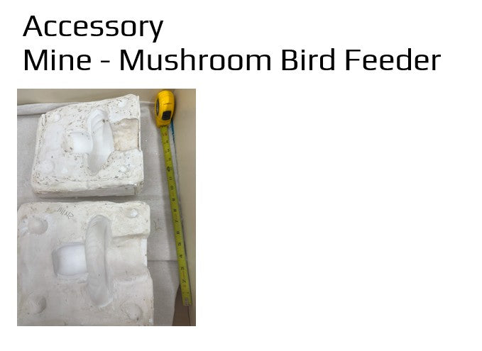 Mushroom Bird Feeder