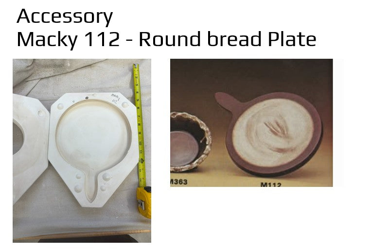 Macky 112 - Round Bread Plate