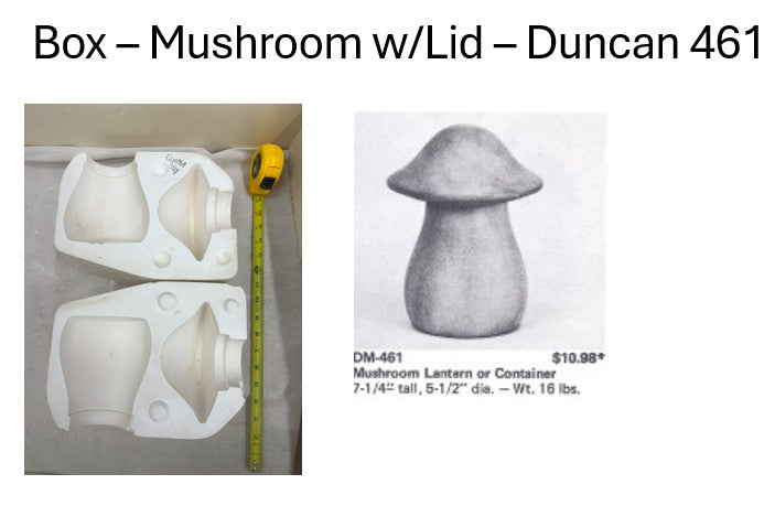 Duncan 461 - Mushroom Box and Lid