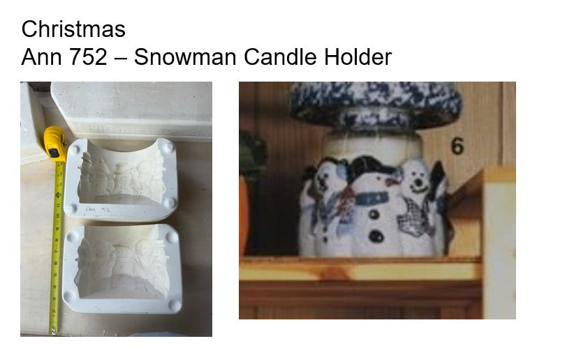 Snowman Candle Holder