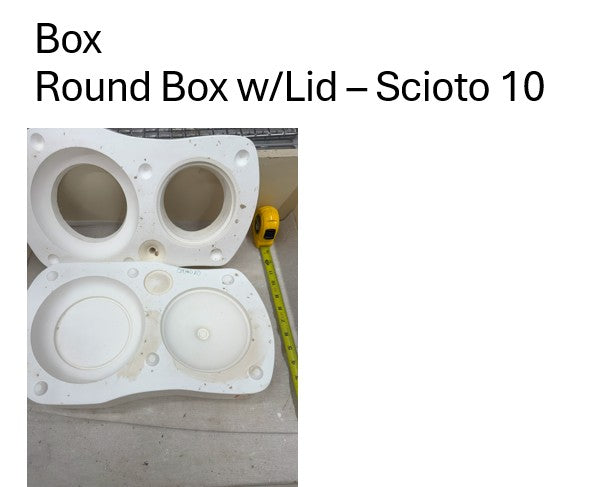 Scioto 10 - Round box with lid