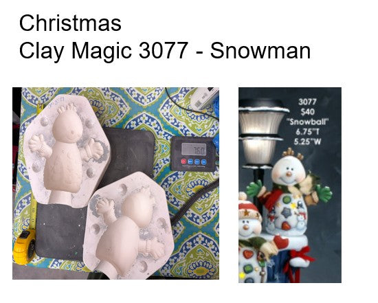 Clay Magic Snowman