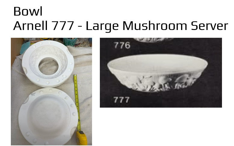 Arnell 777 - Large Mushroom Serving Bowl