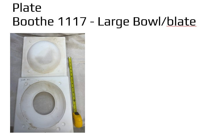 Boothe 1117 - Large Bowl/Blate