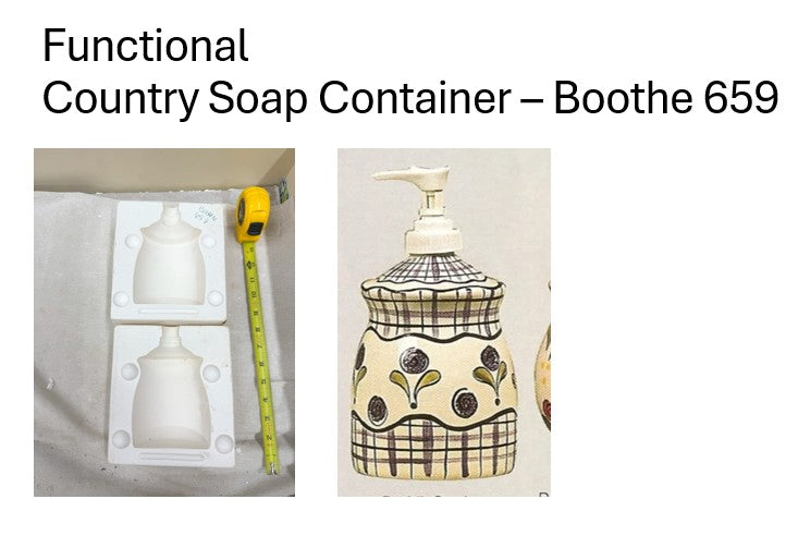 Boothe 659 - Country Soap container