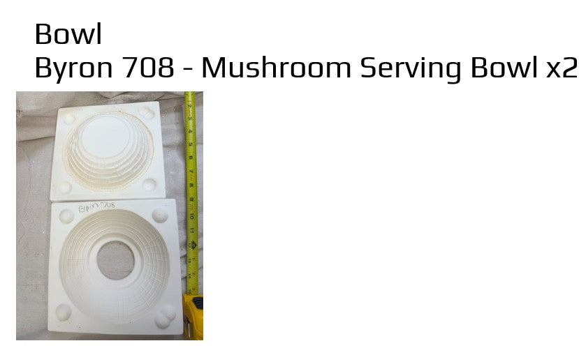 Byron 708 - Mushroom Serving Bowl