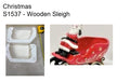 Scioto 1537 - Wooden Textured Sleigh