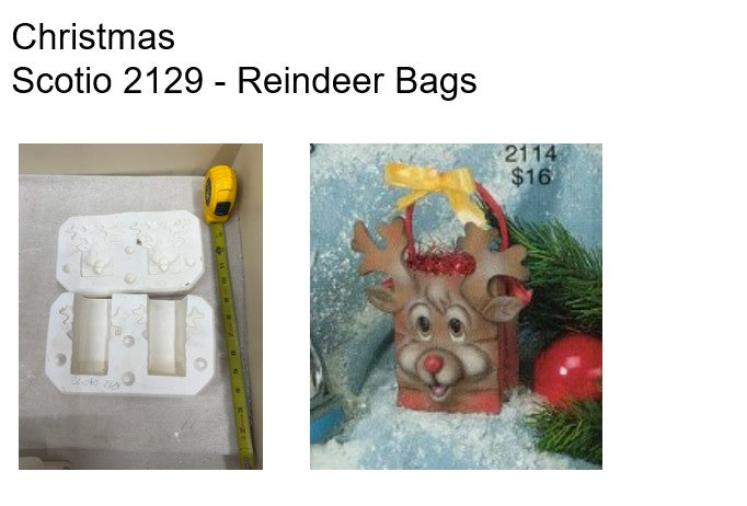 Reindeer Bag Tea Lights