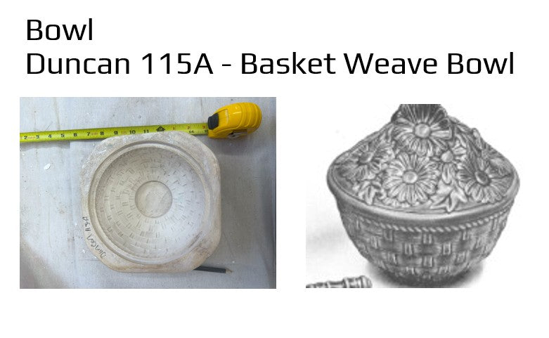 Duncan 115A - Basket Weave Bowl