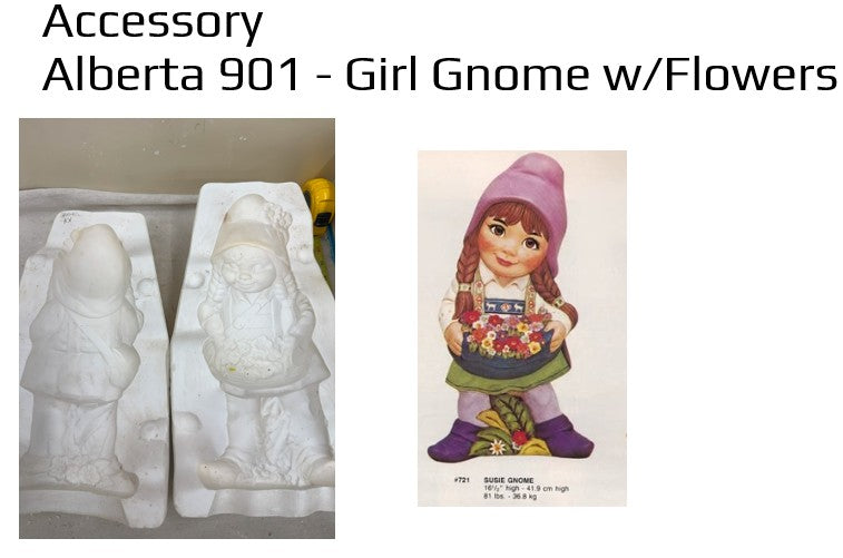 Alberta 901 - Pretty Flowers Gnome