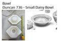 Duncan 736 - Small Daisy Bowl