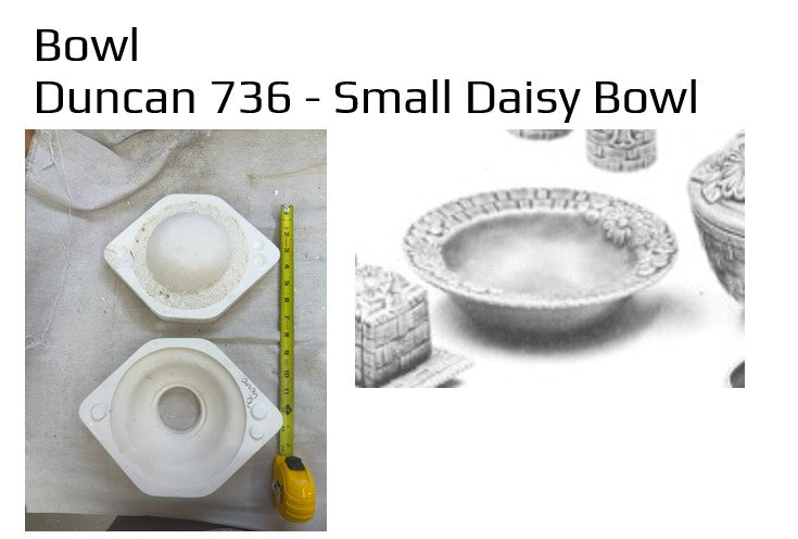 Duncan 736 - Small Daisy Bowl