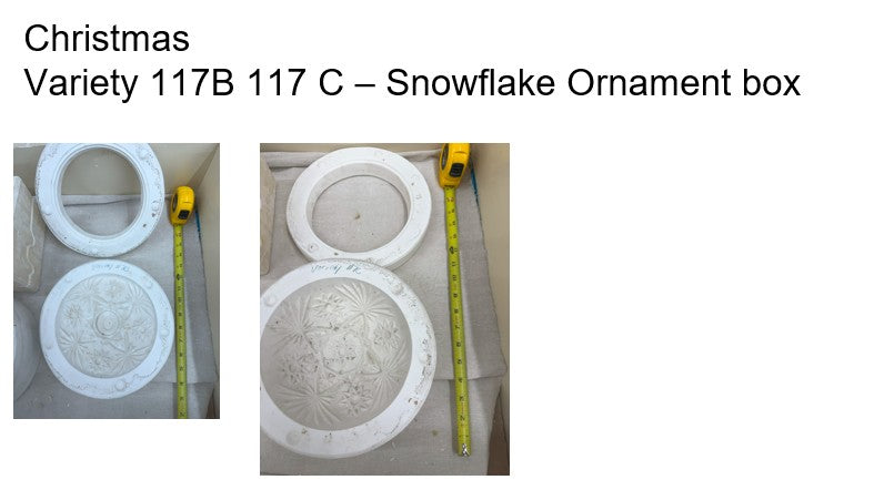 Ornament Snowflake Container