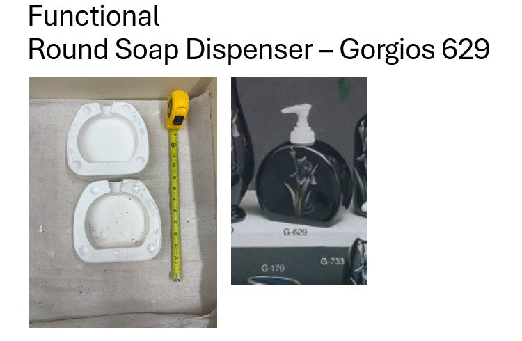 Gorgios 629 - Round Soap Dispenser