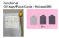 Holland 594 - Gift Tag/place cards