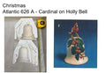 Cardinal on a Holly Bell
