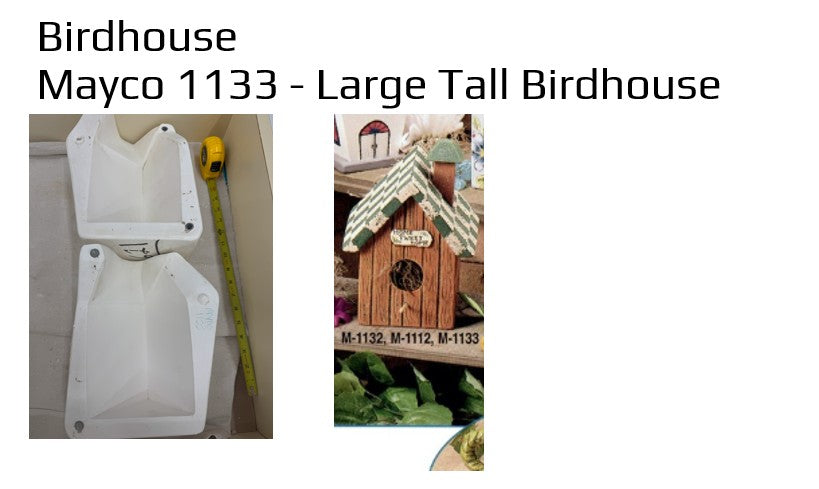 Mayco 1133 - Large Tall Birdhouse
