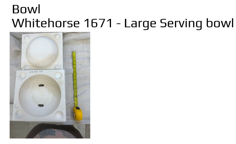 Whitehorse 1671 - Large Serving Bowl