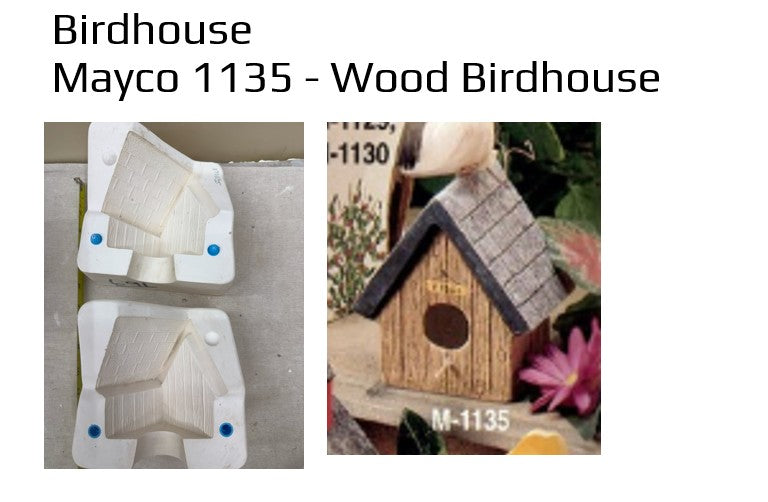 Mayco 1135 - Wood Birdhouse
