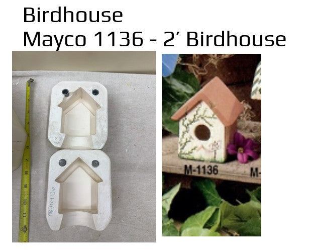 Mayco 1136 - 2 inch Birdhouse
