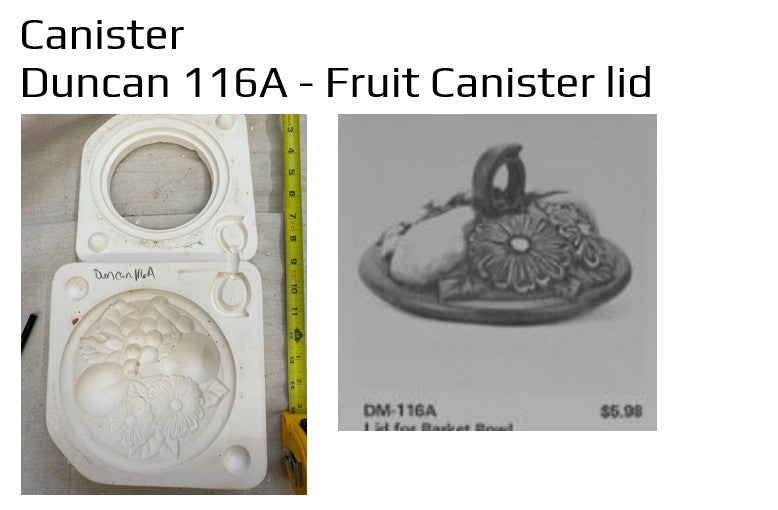 Duncan 116A - Fruit Canister Lid