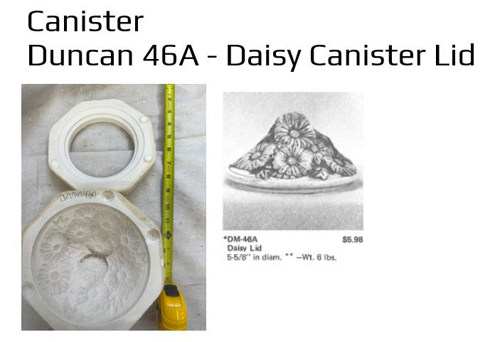 Duncan 46A - Daisy Canister Lid