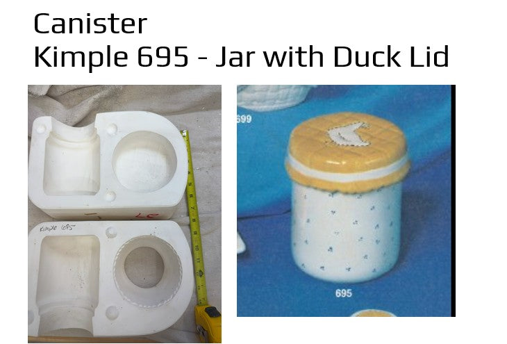 Kimple 695 - Jar with duck lid