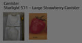 Starlight 571 - Large strawberry canister