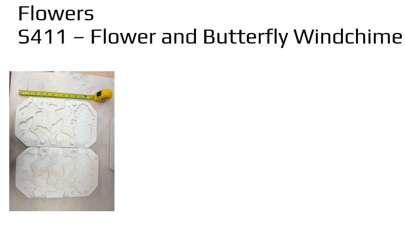 S411 - Flower and Butterfly Windchime