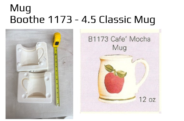 Boothe 1173 - 4.5 inch Classic Mug