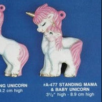 Alberta 477 - Unicorn Mom and Baby Standing