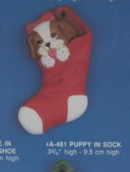 Alberta 461 - Puppy in Stocking