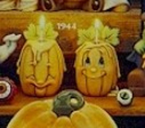 Clay magic 1944 - Pumpkin Tea Lights