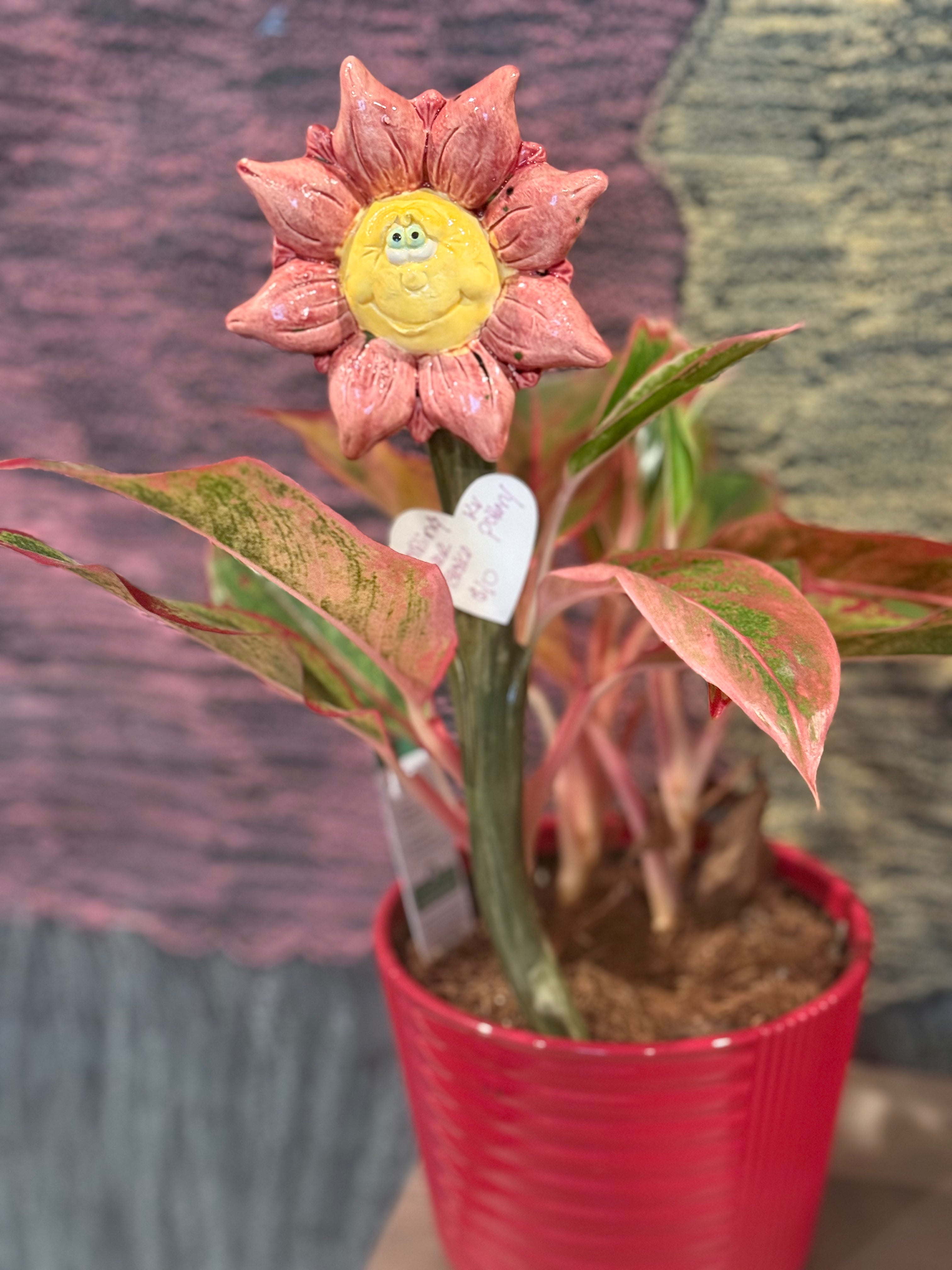Happy Flower Plant Sitter