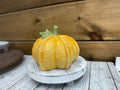 Burlap pumpkin