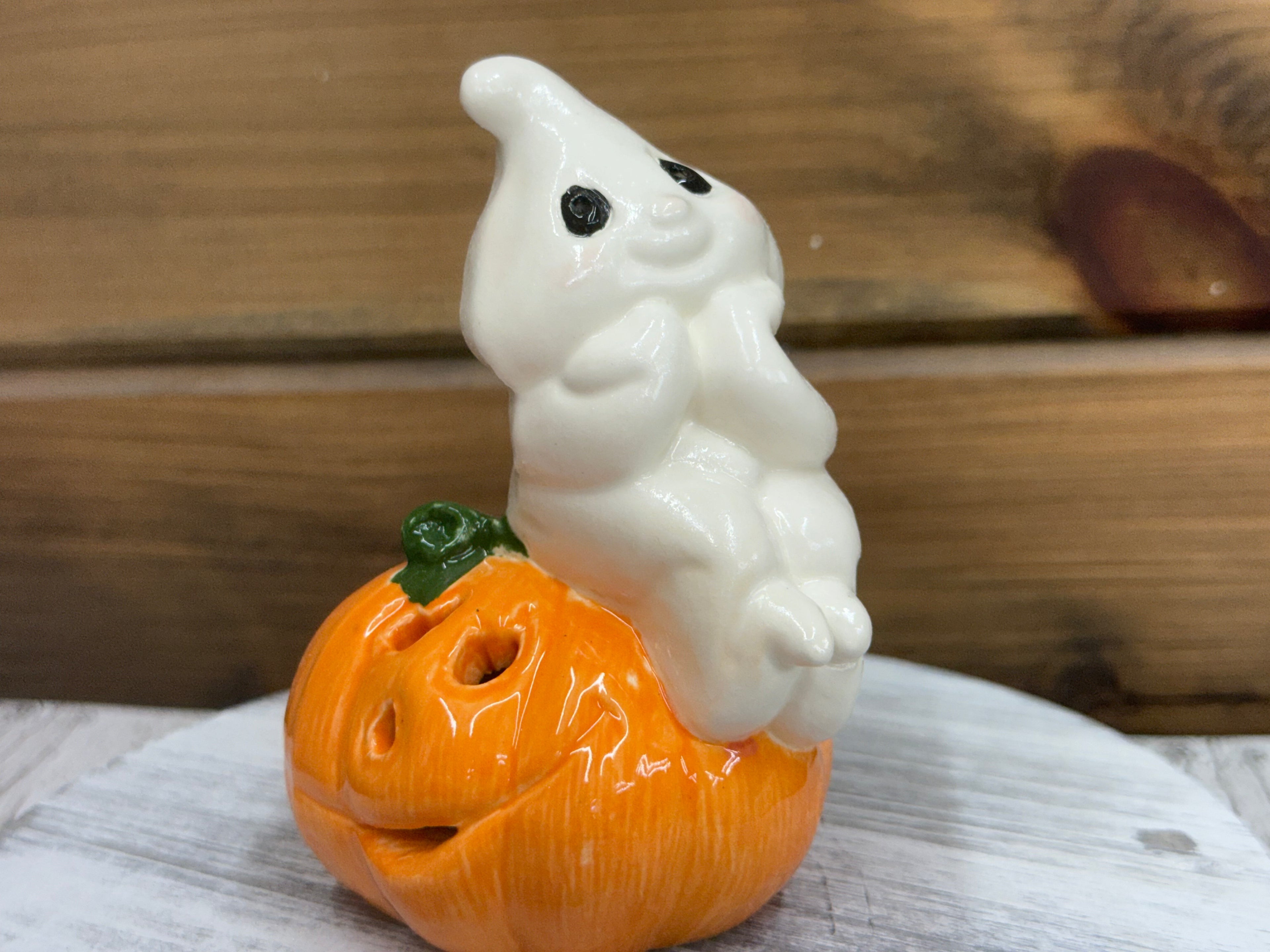 Ghost on a Pumpkin
